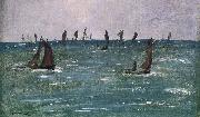 Edouard Manet, Bateaux en Mer, Golfe de Gascogne
